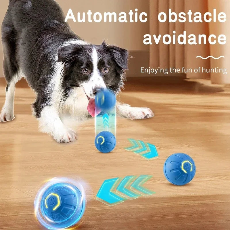 Smart Dog Toy Ball Electronic Interactive Pet Toy Moving Ball USB Automatic Moving Bouncing for Puppy Birthday Gift Cat Products - WTN Essentials 