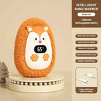 Plush Hand Warmer Winter Mini Portable Three-speed Adjustment Battery Life Long-lasting Smart Temperature Control Hand Warmer