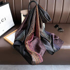 Spring Scarf Women's Luxury Design Polyester Material Smooth Scarf Soft Shawl Beach Scarf