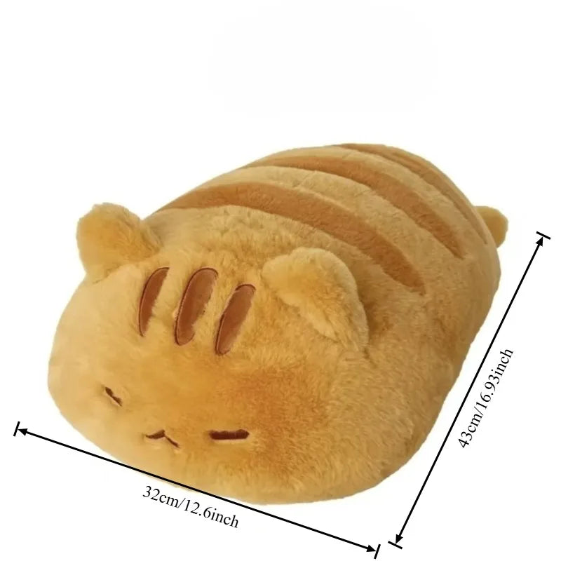 Cute Orange Cat Plush Toy Kawaii Fluffy Kitty Plushie Toy Soft Cat Stuffed Doll Toy Home Decoration for Friends Birthday Gift