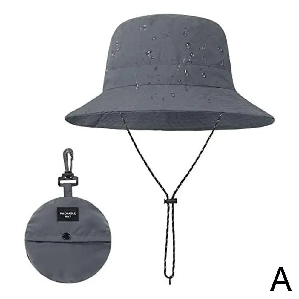 Waterproof Fisherman Hat Women Summer Sun Anti-UV Protection Camping Hiking Mountaineering Caps Men's Panama Bucket Outdoor Hat