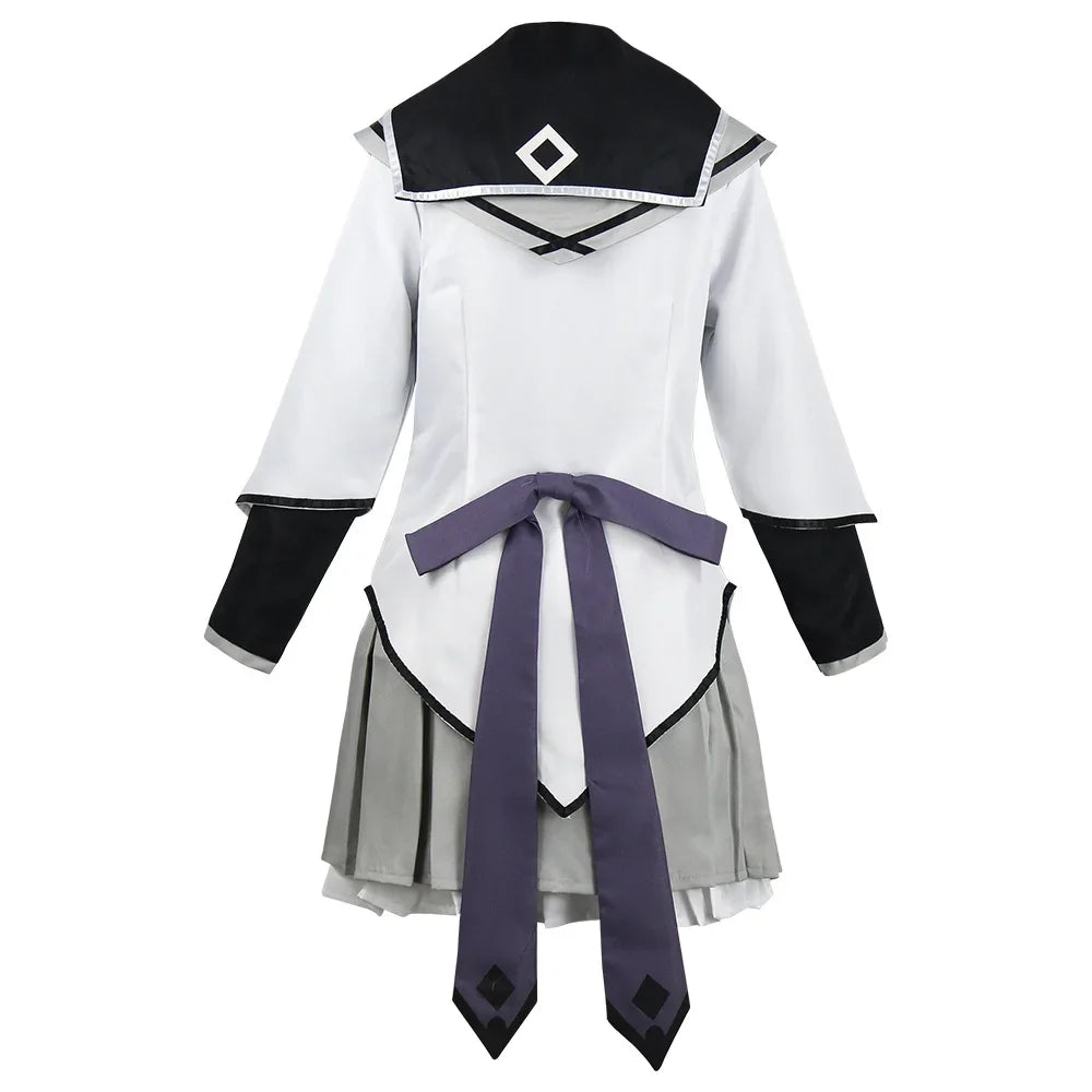 Akemi Homura Anime Cosplay Costume – Fighting Uniform Outfit