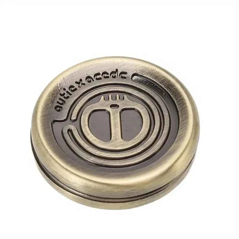 Devil Milk Cap Metal EDC Fidget Toys Magnetic Haptic Coins EDC Adult Autism Sensory Toys Hand Spinner  Adult Gifts