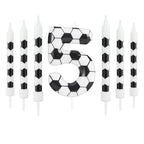 7pcs Red Racing Cars Themed Birthday for Cake Candles, Number 0 1 2 3 4 5 6 7 8 9 10 Candle Birthday Cake Topper