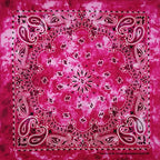 New Fashion Hip Hop 100% Cotton Bandana Square Scarf Gradient Color Paisley Headband Printed For Women/Men/Boys/Girls