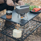New Outdoor Canister Hanging Hook Metal Butane Gas Tank Hanger Clip Portable Tank Hanger Hook Camping Accessories Outdoor Tool
