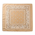 Fashion Hip Hop Bandana Kerchief Unisex Black Hair Band Neck Scarf Headwear Wrist Wraps Head Square Scarves Print Handkerchief