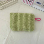 Heart Printed Cute Small Lipstick Cosmetic Bag Travel Makeup Organizer Toiletry Storage Bag Pouch Card Holder Purse Bags