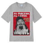 French Rapper Vote JUL Fashion Graphics T-shirts Men Women Hip-hop T-shirt Short-sleeved Casual T Shirt Streetwear Clothing