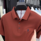 Men's 100% Cotton Polo Shirt – Short Sleeve Casual Golf & Business Shirt