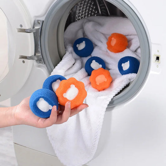 Pet Hair Remover Reusable Ball Wool Sticker Cat Hair Remover Pet Fur Lint Catcher Cleaning Tools Laundry Washing Machine Filter - WTN Essentials 