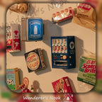 Osaka Japan Travel Souvenir Mini Cute Light-up Convenience Store Refrigerator Magnet Unique Home Decoration