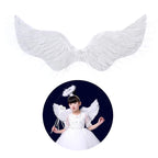 Angel Feather Wings & Halo Set – Kids & Adults Cosplay Costume Accessory