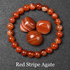 Natural Black Agates Beads Bracelet Women Men Genuine Black Onyx Natural Stone 6mm 8mm Smooth Round Beads Lucky Energy Jewelry