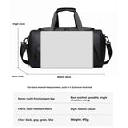 Sports Gym Bag, Large Capacity Handbag,Portable Travel Duffel Bag, Multi-compartment with Shoes Storage,Perfect for Vacation,Gym