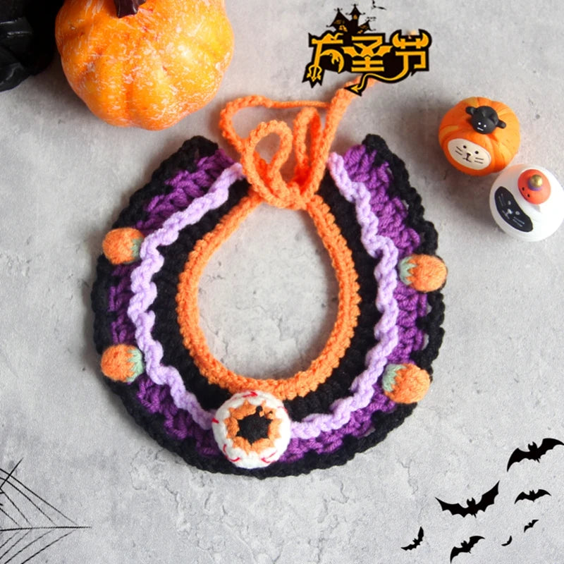 Halloween Cat Collar – Scarf Costume for Pets