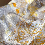 Luxury Silk Feeling Square Scarf Women 2025 Print Satin Neckerchief Spring Hair Band Foulard Bandana Echarpe Tie Shawl Wraps