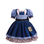 Girls Judy Hopps Bunny Police Costume Dress – Zootopia Outfit