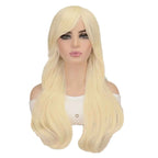 Girl Princess Elsa Anna Wig Kid Halloween Party Carnival Disguised Belle Wednesday Mermaid Rapunzel Aurora Snow White Ariel Hair