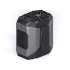 Portable Waist Fan 10000mAh with Power Bank LED Lighting Hanging Neck Fan 5 Speed Strong Airflow Cooling Fan for Outdoor Working