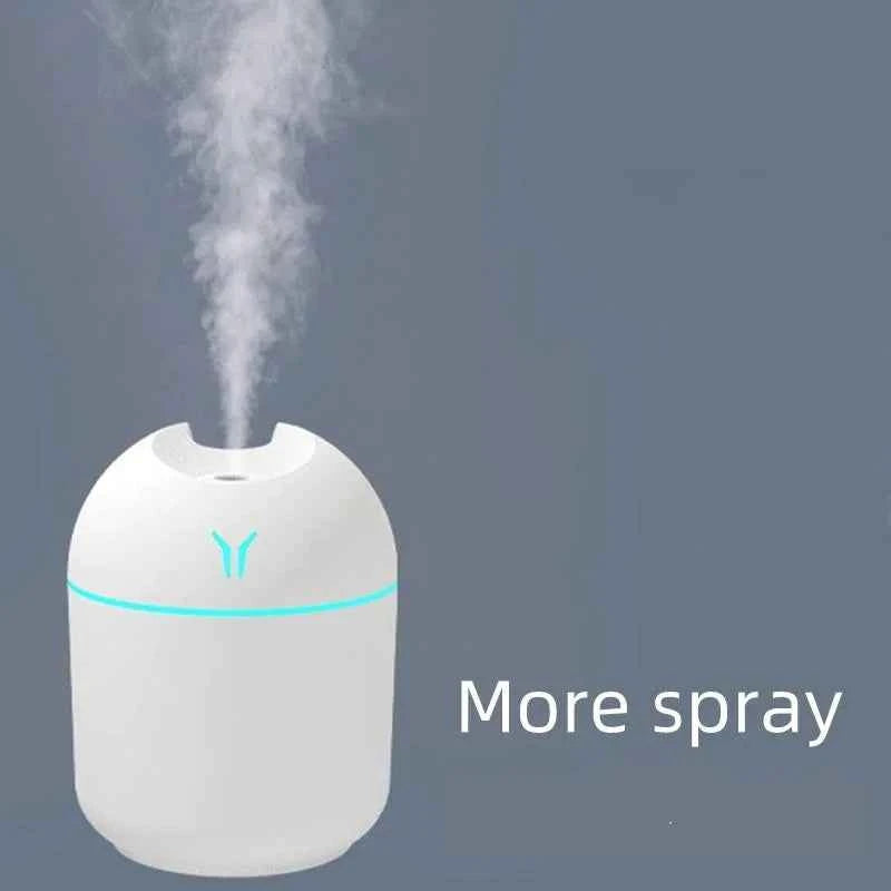 250ML USB Mini Air Humidifier Aroma Essential Oil Diffuser For Home Car Ultrasonic Mute Mist Maker Diffuser with LED Color Lamp