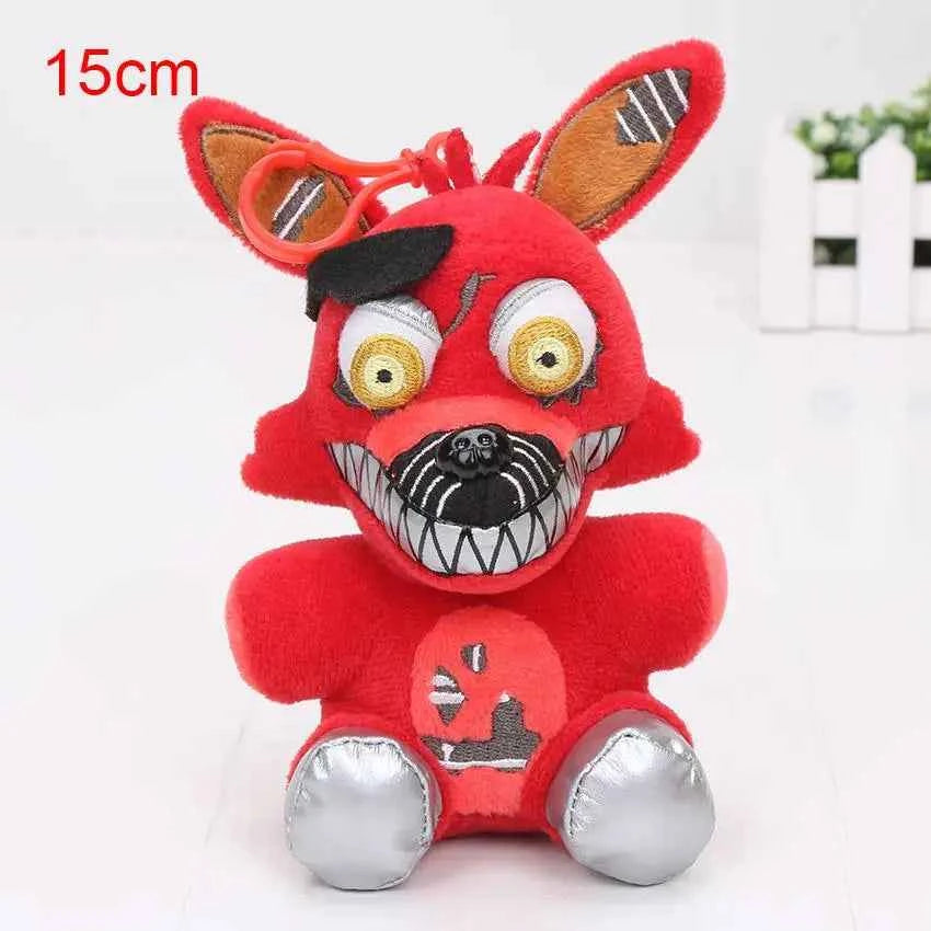Plush Doll Pendant FN Bear Series Bonnie Rabbit Brown Bear Fox and Other Plush Pendants Male and Female Birthday Gifts