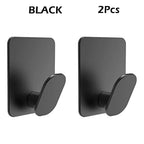 2pc/4pc bathroom clothes hooks, adhesive wall hooks, stainless steel towel racks, bathroom kitchen hardware, multi-purpose hooks