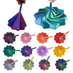 5pcs 3D Printing Expanded Sensory Fidget Star Model Visual Illusion Hexagon Whirling Spiral Ornaments Stress Relief Gift
