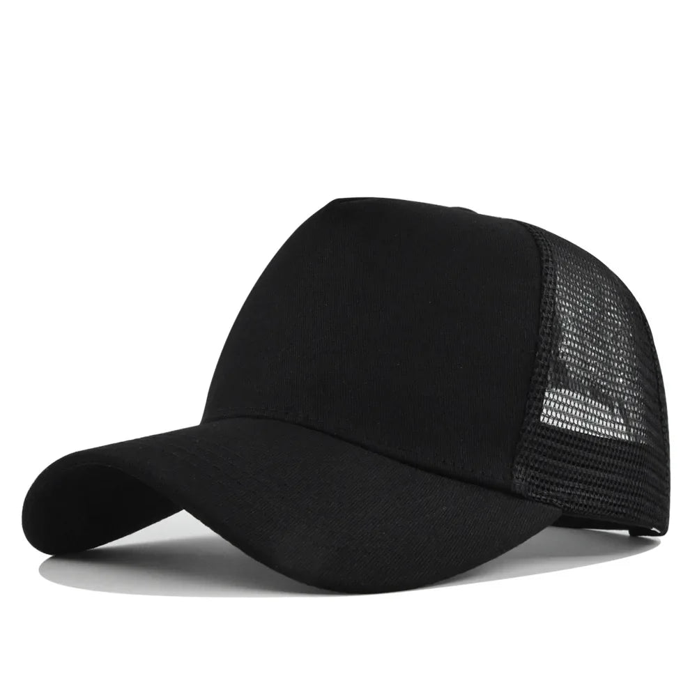 Custom Logo 5 Panel Mesh Baseball Cap for Outdoor Branding