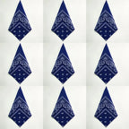 1/4/9pcs Men Women Bandana Hairband Cowboy Mens Biker Sports Headwear Wrist Hairwrap Single Sided Head Wrap Scarf Paisley