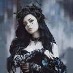 1 Piece Halloween Party Headband - Cute Witch Hat with Black Artificial Flowers, gothic Bat Clip, Dark Role-Playing Accessory