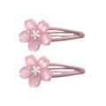 Cute Pink Cherry Blossom Hair Clip Kids Hairpin Bangs Clips Dopamine Princess Hair Accessories Flyaway Headwear Side BB Clip