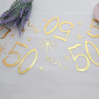 20th 30th 60th Birthday Table Runner Decor for 20 30 60 Birthday Table Party Supplies 3M Gold Table Runner Roll  Birthday Decor