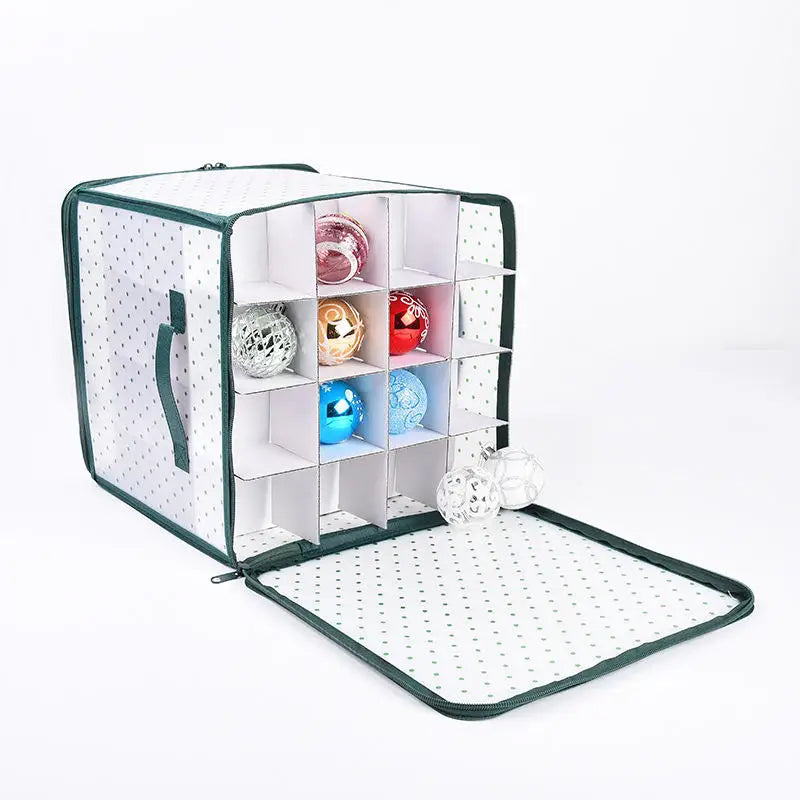 64-Grid Baubles Storage Box Christmas Balls Storage Xmas Tree Decorations Organizer Bauble Storage Divider Toys Storage Box