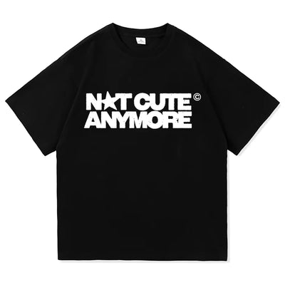 ILLIT Not Cute Anymore Album TShirt Fashion Men/women Clothing Harajuku High Quality Tops Cotton TShirts Male Tees Vintage