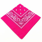 1/2/3/5PCs Unisex men women bandana hairband cowboy mens biker sports headwear wrist hairwrap single head wrap scarf