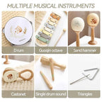 Musical Instruments Montessori Music Baby 0 12 Months Toys Drum Xylophone Kids Early Educational Wooden Instruments Baby Toys