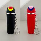 Mini Water Bottle Keychain ， Cute Cup Mini Tumbler Keychain，Applicable To Holder Keyring for Lip Balm, Backpack