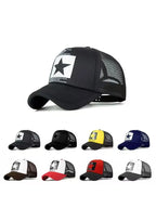 Fashion Mesh Snapback Baseball Cap for Casual Outdoor Comfort