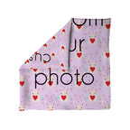 Personalized Luxury Silk Scarf for Women  Stylish Customizable Accessory