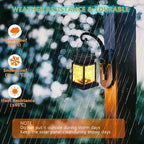 Solar LED Lantern Outdoor Hanging Candle Lights Floor Panel Candle Patio Indoor Balcony Birds Decoration Lighting For Garden