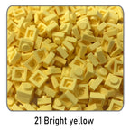 100Pcs DIY Bricks Parts 3024 1x1 Plate Educational Tech Construction Assmble Compatible Block Parts Toys for Child Kids