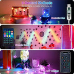 Smart LED String Bluetooth APP Control RGBIC Fairy Lights Waterproof USB Music Dream Color Light Party Room Decoration