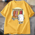 Sushi Wardrobe T Shirt Women Men Funny High Quality T-shirt Cotton Graphic T Shirts Loose Short-sleeve Pritned Tshirt Man Tops