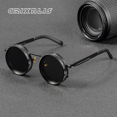 CRIXALIS ND9 Adjustable Polarized Round UV400 Sunglasses
