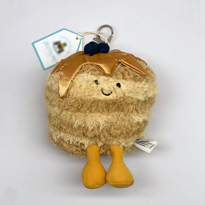 Golf Ball Plush Keychain, Grape Keychain, Jellyfish Plush toy, Hippopotamus, And Plush Elephant JC Bag Keychain