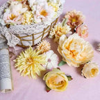 3/21Pcs Artificial Rose Flower Head Fake Flower For Home Room Decor Wedding Decoration DIY Garland Bouquet Christmas Accessories