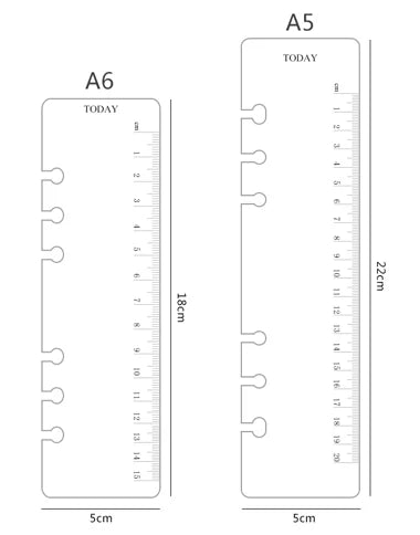 45 Sheets A5 A6A7 Loose Leaf Notebook Refill Spiral Binder Inner Page Weekly Monthly To Do Line Dot Grid Inside Paper Stationery