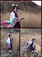 Kochou Shinobu Anime Cosplay Costume with - Wig Set