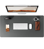 Large PU Leather Desk Pad – Non-Slip Office Mouse Pad & Desk Protector for Laptop, Keyboard, and Workstation